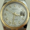 DATEJUST 36 mm ÇELİK ALTIN JUBILE PIRLANTA KADRAN