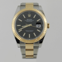 DATEJUST 41 mm ÇELİK ALTIN SİYAH KADRAN YENİ KASA