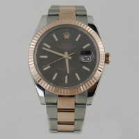 DATEJUST 41 mm ÇELİK ROSE ALTIN CHOCOLATE KADRAN YENİ KASA