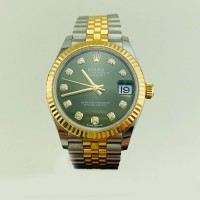 DATEJUST 31 mm ÇELİK ALTIN YEŞİL PIRLANTA KADRAN JUBILE