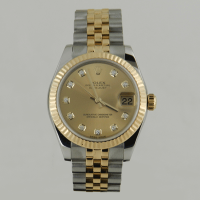 DATEJUST 31 mm ÇELİK ALTIN SARI PIRLANTA KADRAN JUBILE